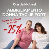 Motley Denim: ora anche per donne (taglie 40–66)
