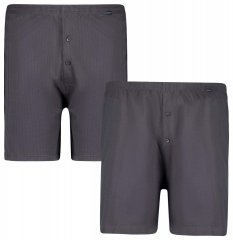 Adamo 129602 Boxer confezione da 2 Grigio scuro