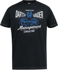 D555 SOLO Official Star Wars Management Consulting Printed T-Shirt Black Reno