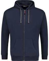 Adamo 159306 Felpa con cappuccio e zip Blu scuro