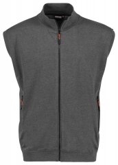 Adamo 159307 Gilet in felpa Grigio scuro melange