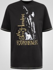 D555 Stokes Official Jimi Hendrix Experience T-shirt Con Stampa