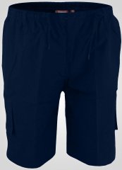 D555 Nick Pantaloncini con tasche e vita elasticizzata Blu scuro