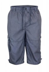 D555 Mason Pantaloni 3/4 con tasche laterali Grigio