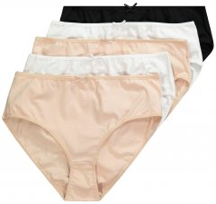 Ulla Popken 700384 Slip confezione da 5 Multicolore