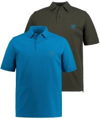 JP1880 704317 Polo confezione da 2 Blu turchese/Verde oliva