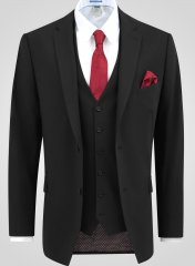 D555 Ted 4 Way Stretch Tailored Suit Jacket Nero
