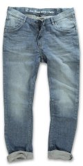 JP1880 718213 Jeans dritti con elastico laterale Blu denim chiaro