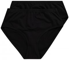 Ulla Popken 723498 Slip confezione da 2 Nero