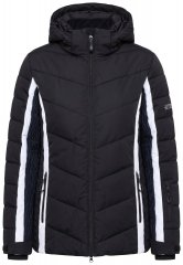 Ulla Popken 725348 Giacca da sci trapuntata Nero