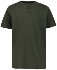 JP1880 726695 T-shirt Henley Oliva scuro