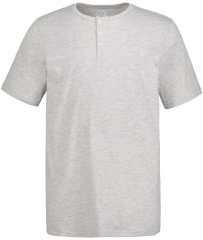 JP1880 726695 T-shirt Henley Grigio melange