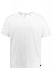 JP1880 726695 T-shirt Henley Bianco