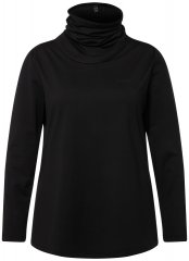 Ulla Popken 751623 Maglia da sci ad asciugatura rapida Nero