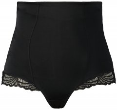 Ulla Popken 781632 Slip modellante a vita alta Nero
