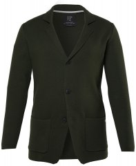JP1880 Milano Flexnamic Blazer in maglia Oliva scuro