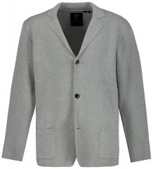 JP1880 Milano Flexnamic Blazer in maglia Grigio melange