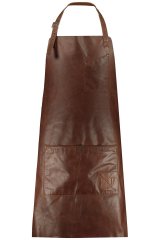 JP1880 791901 Grembiule in pelle Marrone castagna