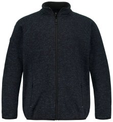 Jay-Pi 802394 Giacca in pile lavorato a maglia Blu scuro