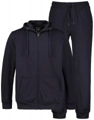 JP1880 802934 Completo tuta con felpa con cappuccio e pantaloni Blu scuro TALL