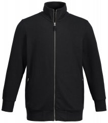 Jay-Pi 804180 Felpa con zip e collo alto Nero