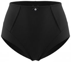 Ulla Popken 809385 Slip modellante con pizzo Nero