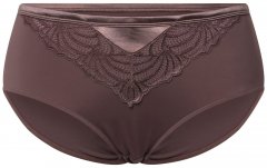 Ulla Popken 811602 Slip con pizzo Marrone