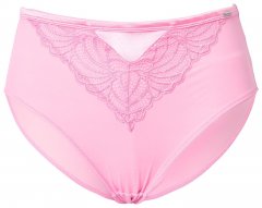 Ulla Popken 811602 Slip con pizzo Rosa