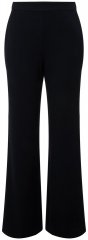 Ulla Popken 813306 Pantaloni da completo larghi con elastico in vita Blu scuro