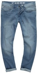 JP1880 814657 Jeans sottili con vestibilità per pancia Blu denim chiaro