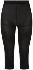Ulla Popken 815580 Collant senza piede 3/4 con protezione cosce 80 den Nero