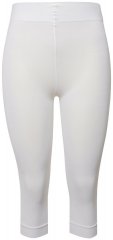 Ulla Popken 815580 Collant senza piede 3/4 con protezione cosce 80 den Bianco