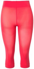Ulla Popken 815580 Collant senza piede 3/4 con protezione cosce 80 den Rosso chiaro