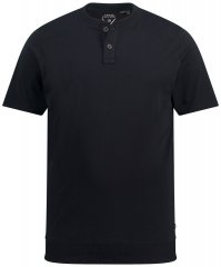 JP1880 818628 T-shirt Henley con vestibilità pancia Nero