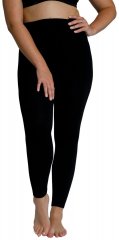 Ulla Popken 819652 Collant senza piede con effetto termico Nero