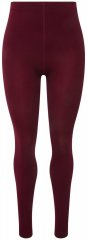Ulla Popken 819652 Collant senza piede con effetto termico Bordeaux