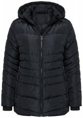 Ulla Popken 820889 Cappotto trapuntato Nero