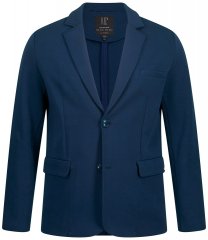 JP1880 New York Flexnamic Blazer in jersey con tasche a pattina Blu notte
