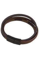 JP1880 824904 Bracciale extra lungo Marrone mogano