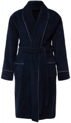 Ulla Popken 826794 Accappatoio in spugna Blu scuro