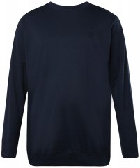 JP1880 827128 T-shirt a maniche lunghe con vestibilità pancia Blu scuro