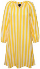 Ulla Popken 827653 Abito a righe Giallo