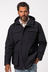 JP1880 828706 Giacca antipioggia con zip nascosta Blu navy