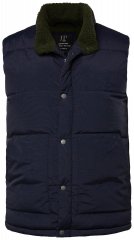 JP1880 831193 Gilet con fodera teddy Blu scuro