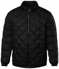Men+ 494 Giacca trapuntata con collo alto Nero