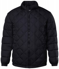 Men+ 494 Giacca trapuntata con collo alto Blu scuro