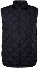Men+ 578 Gilet trapuntato con collo alto Blu scuro