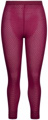 Ulla Popken 833718 Collant senza piede con pizzo Rosso bacca