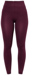 Ulla Popken 833806 Collant senza piede 200 den Bordeaux