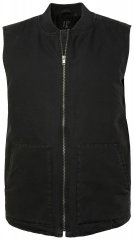 JP1880 834734 Gilet canvas Nero